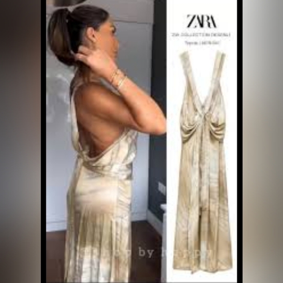 Zara ZW Collection Printed Dress - Picture 2 of 4